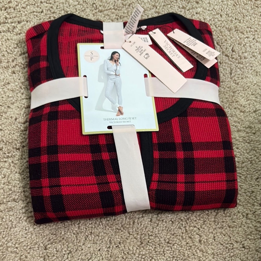 Victoria's Secret Red Plaid Kids Pajamas